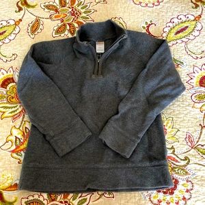 Gymboree Gray 1/4 Zip Sweater Size 7